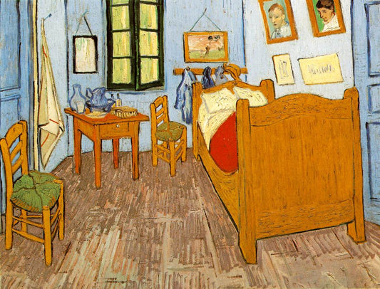 Vincents Bedroom in Arles Yellow