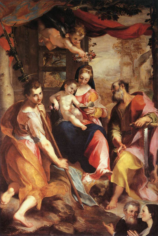 Virgin and Child with Sts Simon and Jude