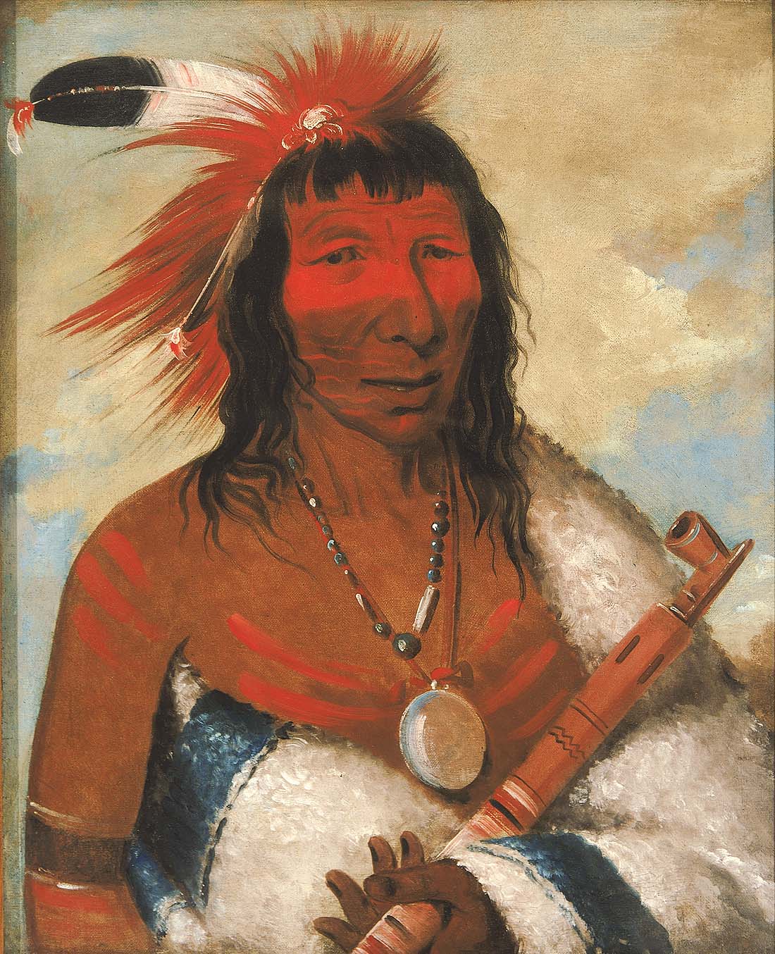 Wa nah de tunk ah, Big Eagle, Chief of the O hah kas ka toh y an te Band