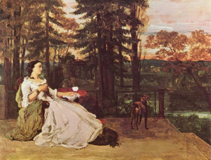 Woman On The Terrace