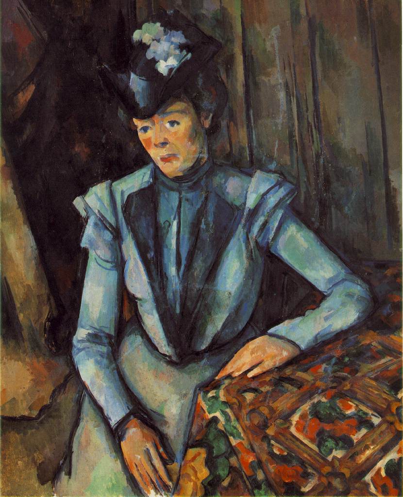 Woman Seated in Blue