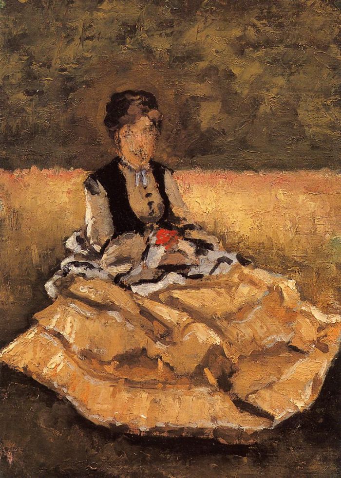 Woman Seated on the Grass