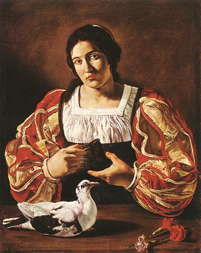 Woman with a Dove