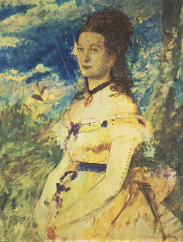 The Artist's Wife Dressed in Yellow