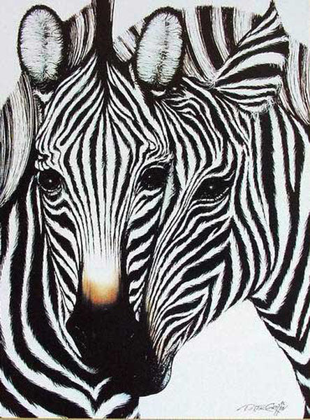 Zebra Paintings N009