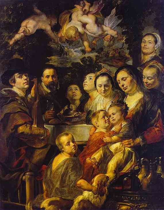 Self-Portrait With Parents, Brothers, and Sisters