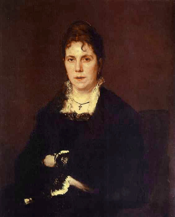 Portrait of Sophia Kramskaya, the Artist's Wife